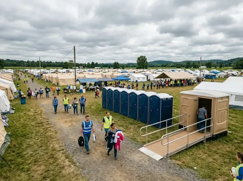 disaster-relief-camp-restrooms-010 — frequently asked questions, Dumpster & Portable Bathrooms Rental in Graham, NC